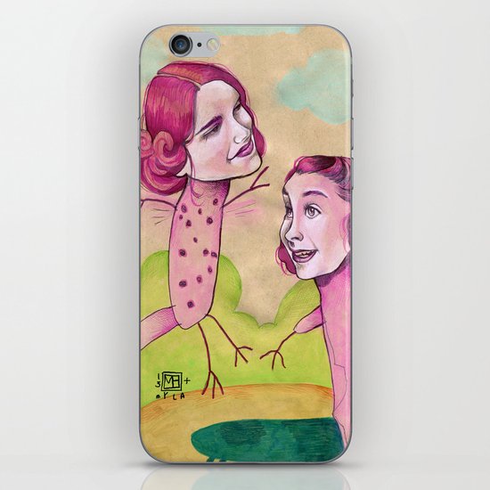 UP AND DOWN FRIENDS iPhone & iPod Skin