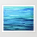 Cerulean Sea Art Print