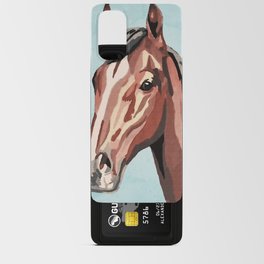 Horse on Blue Android Card Case