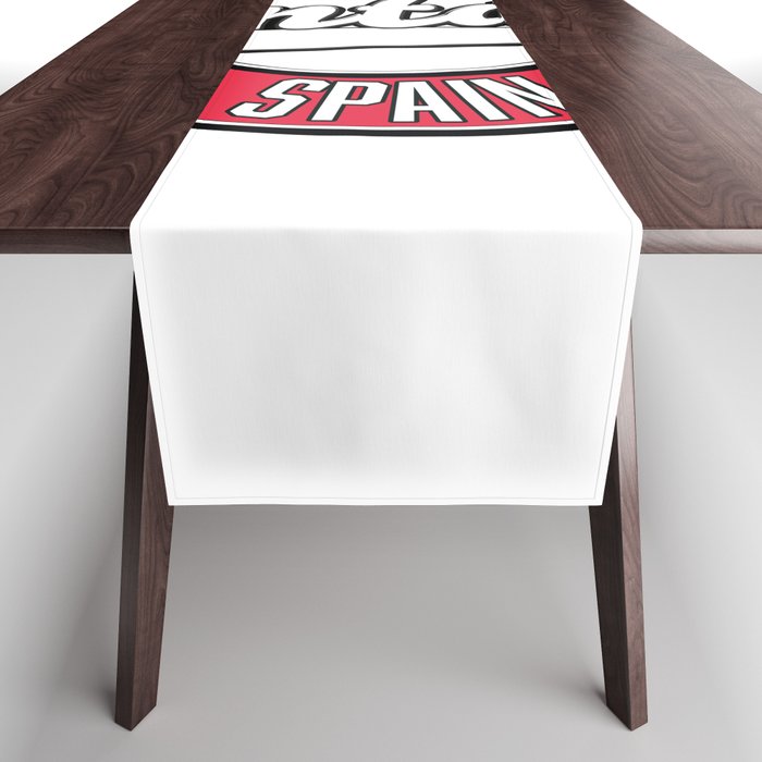 Seville spain retro style logo. Table Runner