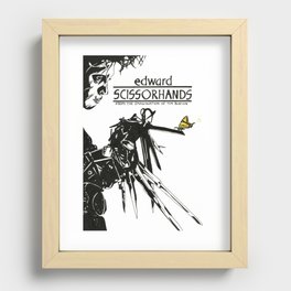 Edward Scissorhands Recessed Framed Print