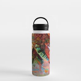 Geometric Color Composition Water Bottle