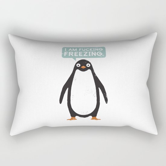 Talking Penguin Rectangular Pillow