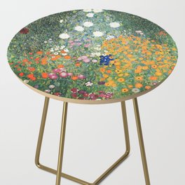 Gustav Klimt Flower Garden, No,1 . Side Table
