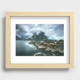 Lofoten Landscape - Norway Recessed Framed Print