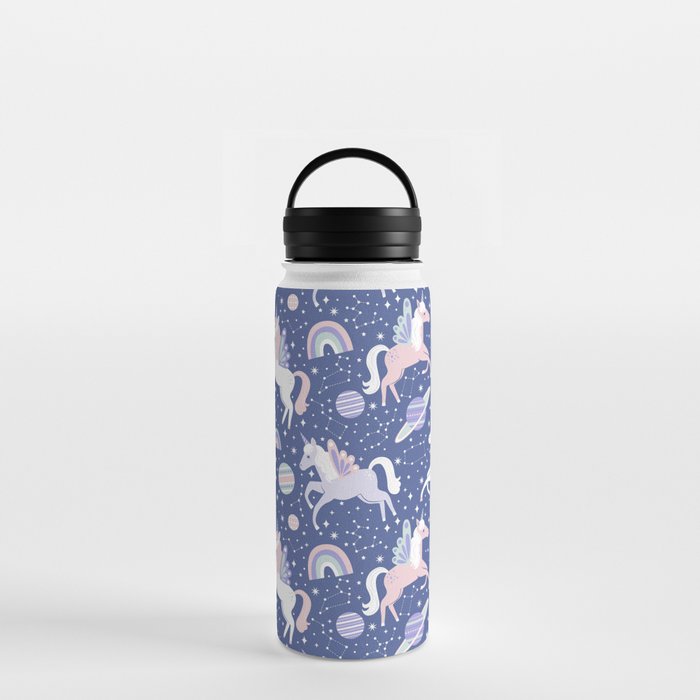 Candy Coated Space Unicorns Water Bottle
