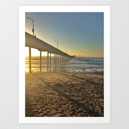 Ocean Beach Pier Art Print