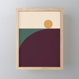 Simplistic Landscape IX Framed Mini Art Print