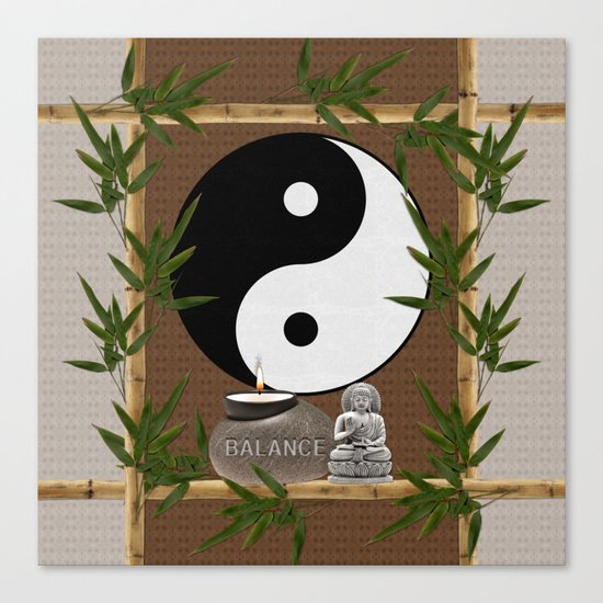 The Balance of Yin Yang Canvas Print