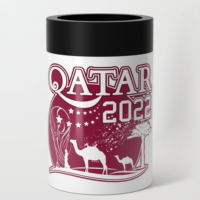 WONDERFUL QATAR AESTHETIC QATAR 2022 Can Cooler by VISUALUV Society6