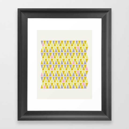 Lemon Sorbet Framed Art Print