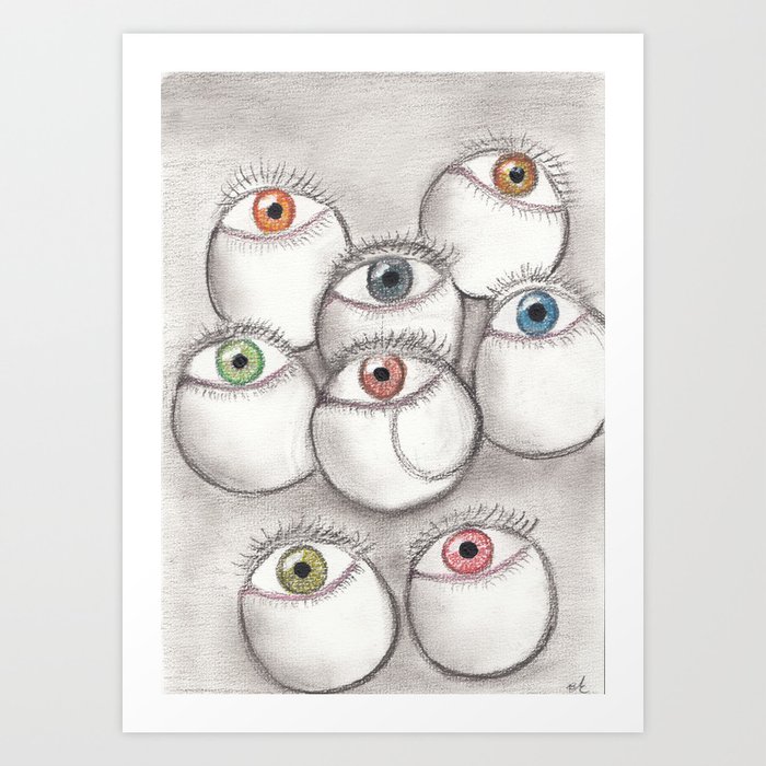 Yes I'm looking at you! Art Print