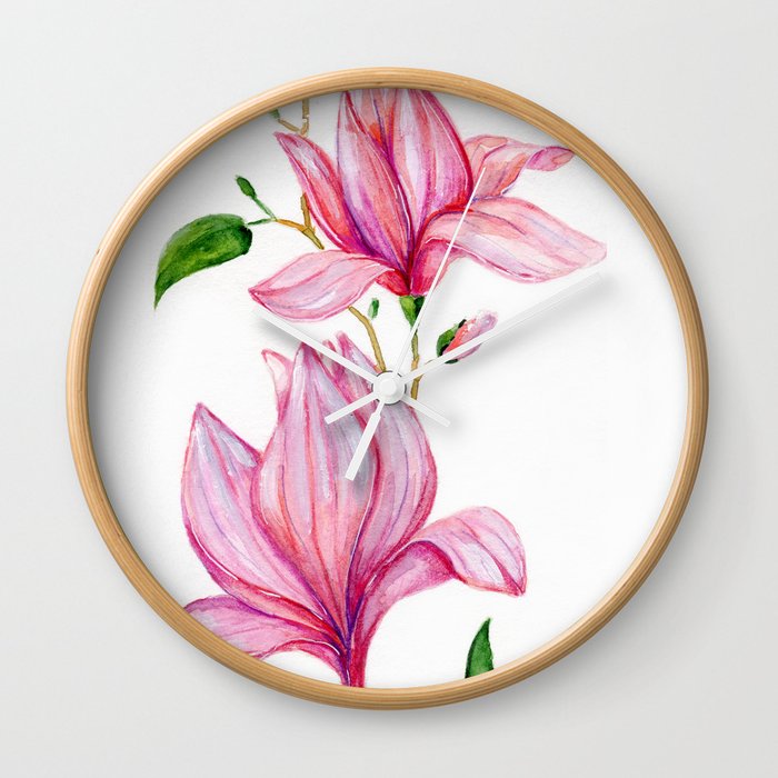 Magnolia Wall Clock