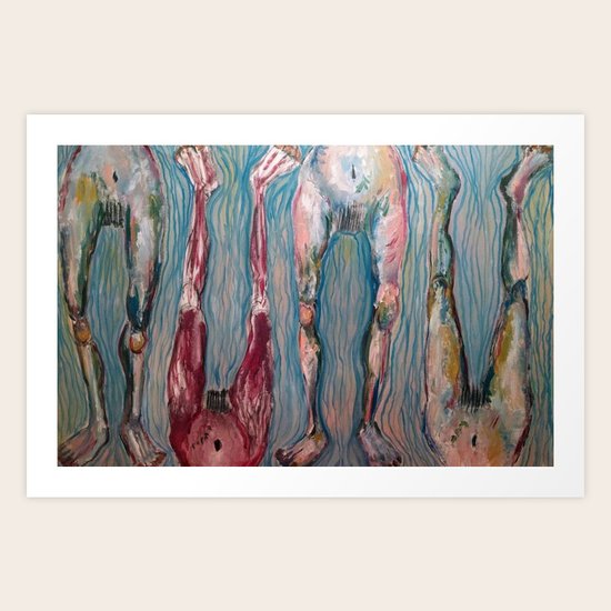 Les Mannequins Art Print