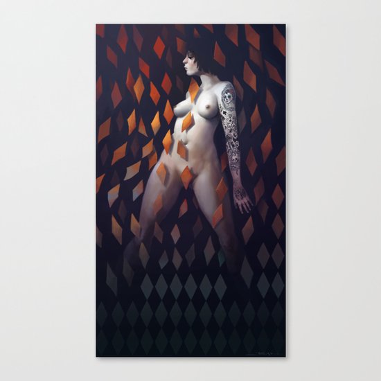 Queen of Diamonds Canvas Print