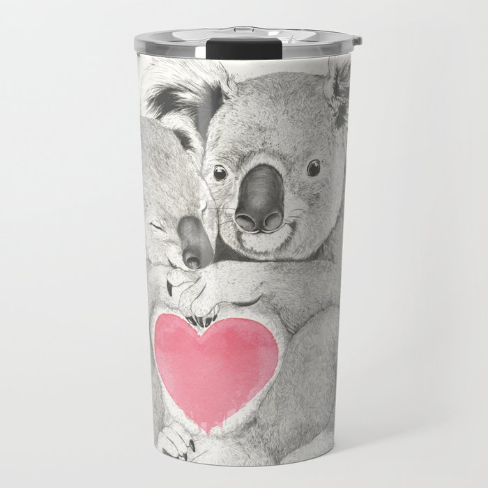 Koalas love hugs Travel Mug