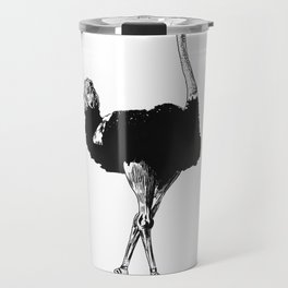 Ostrich Ballerina Travel Mug