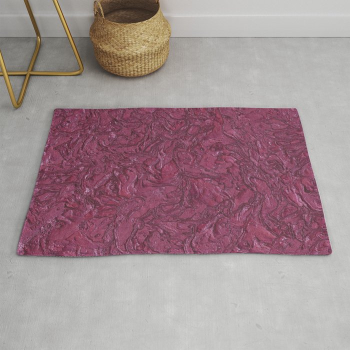 Terrific Plaster Red Wine Rug By Mehrfarbeimleben Society6
