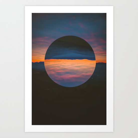 Black Sun Art Print