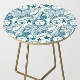 into the wild peacock Side Table