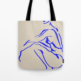Waiting For Swimsuit Season (Blue) Tote Bag