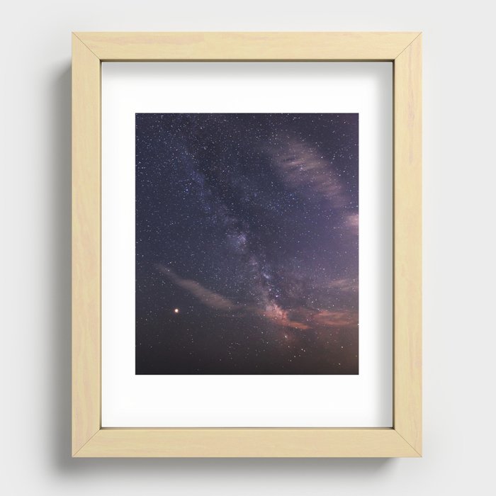 Milky Way Recessed Framed Print