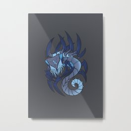 Elder Sign - Scorpio Metal Print | Zodiac, Scorpio, Lovecraftian, Digital, Water, Graphicdesign, Scorpion 