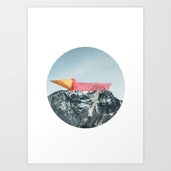 On the top Art Print