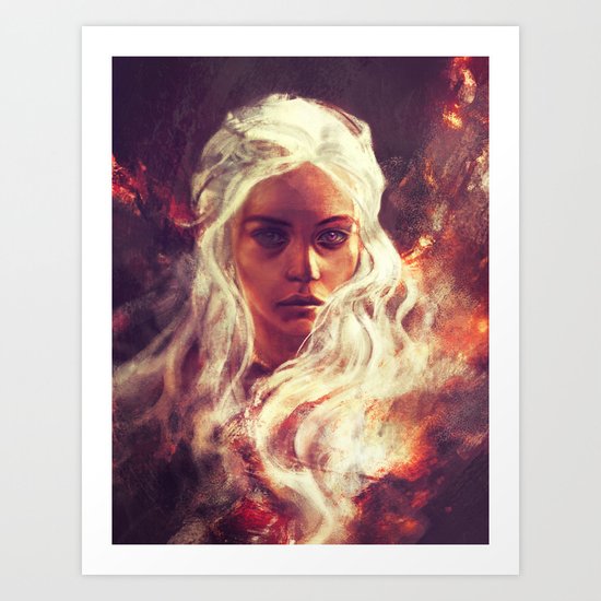 Fireheart Art Print