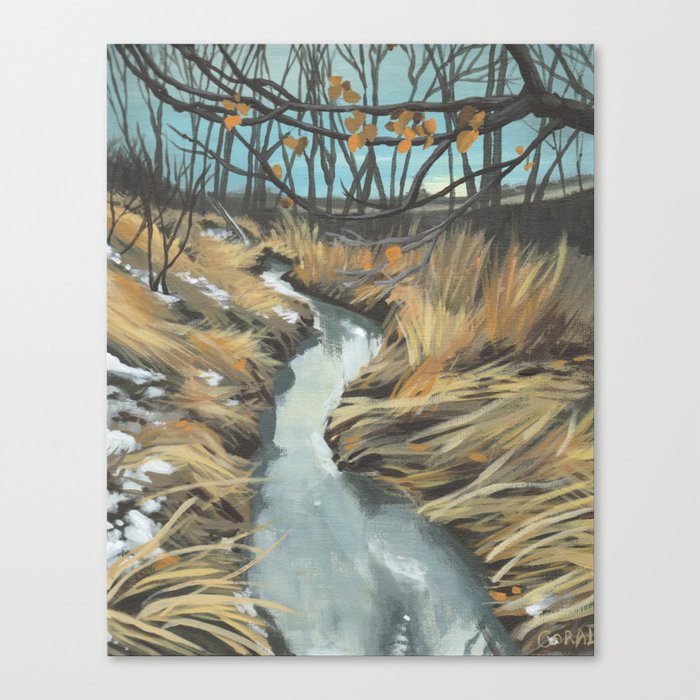 Icy Jewell Creek Canvas Print