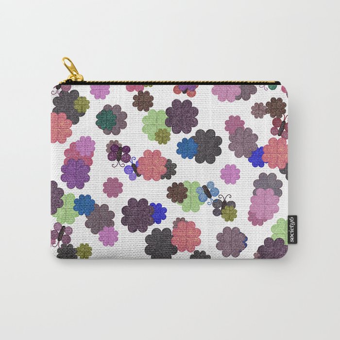 Flowers Galore Carry-All Pouch