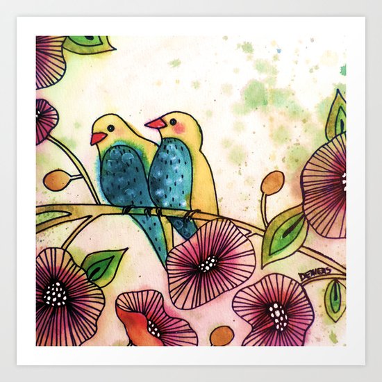 let's go there Art Print