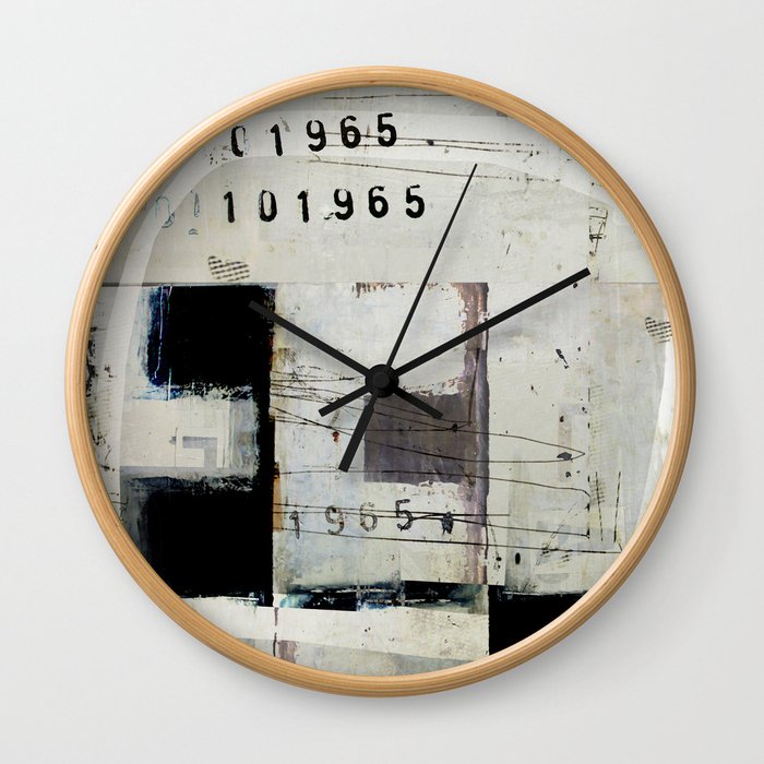 « graphique 1965 » Wall Clock