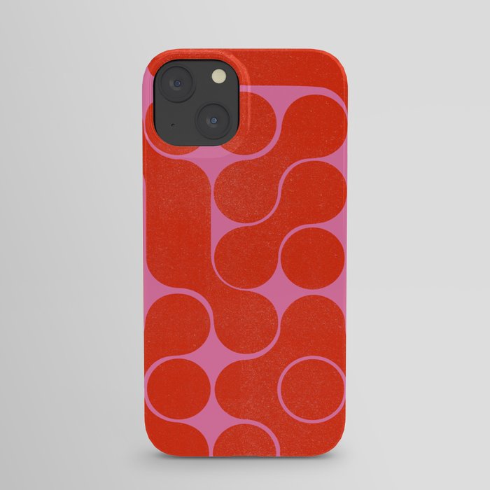 Abstract mid-century shapes no 6 iPhone Case