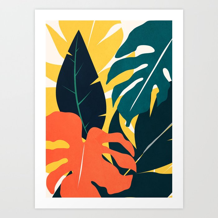 Jungle Abstract 6 Art Print