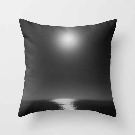 Moonlight Mist Throw Pillow