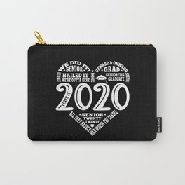 Class of 2020 Senior Subway art words Carry-All Pouch