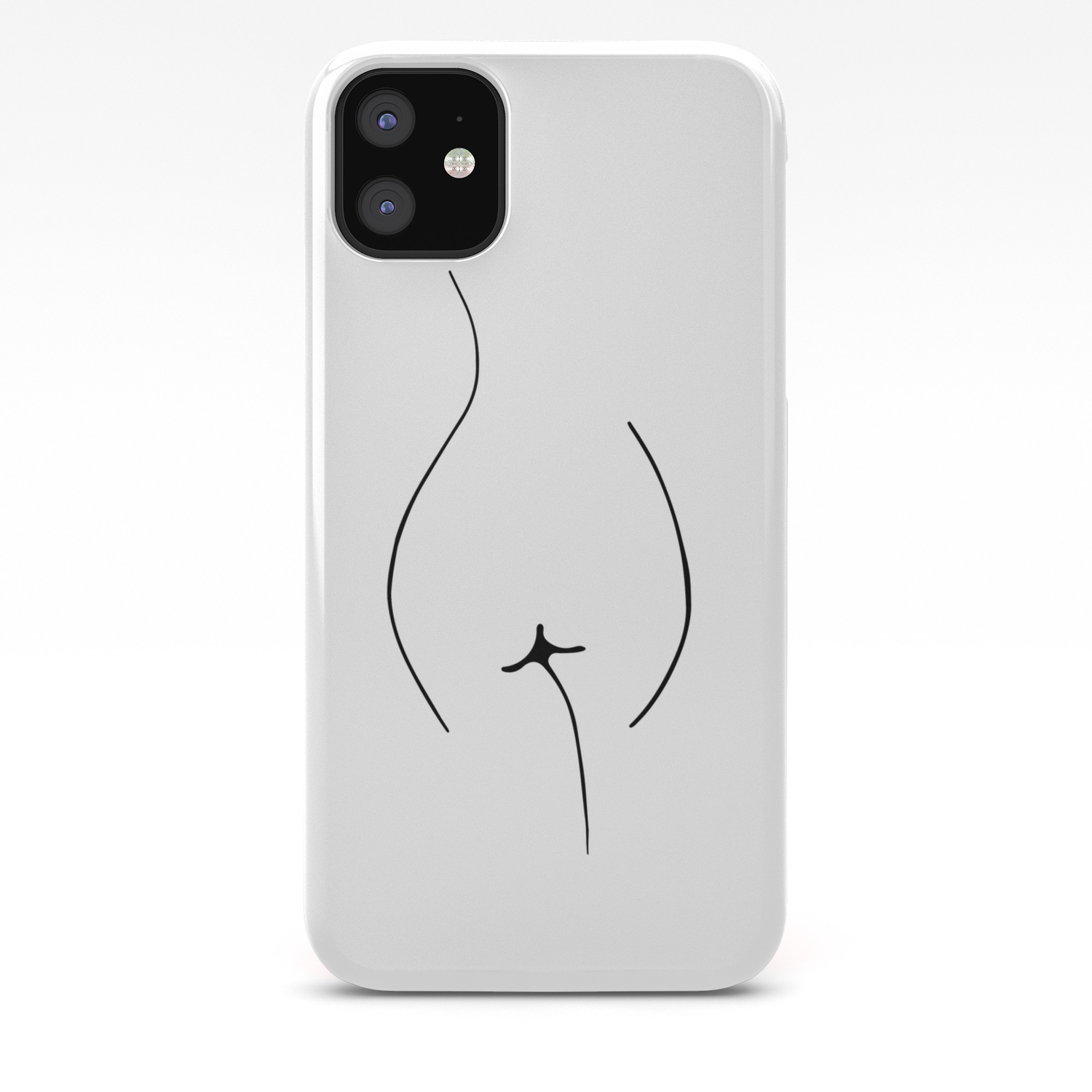 Abstract Female Body Line Art Iphone Case By Pulseofart Society6