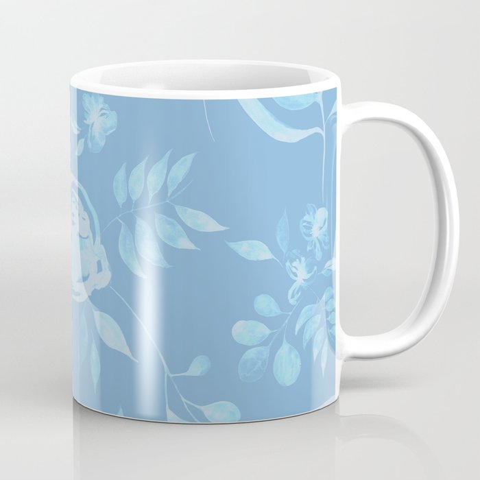 Stephanie Floral - Blue Coffee Mug