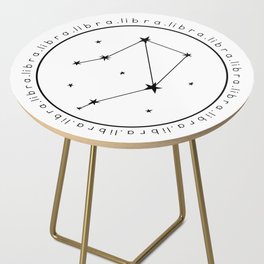 Libra | Zodiac Circle Side Table