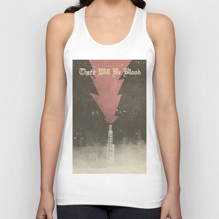 There will be blood, alternative movie poster, Daniel Day Lewis, Paul Thomas Anderson, Paul Dano Tank Top