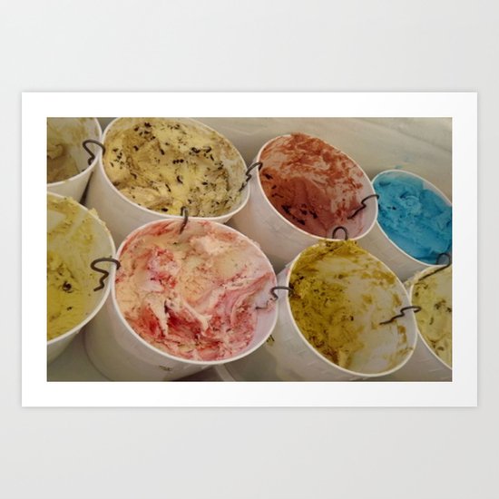 Ice Cream Galore Art Print