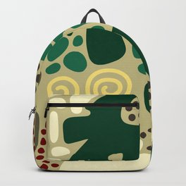 Abstract vintage colors pattern collection 5 Backpack