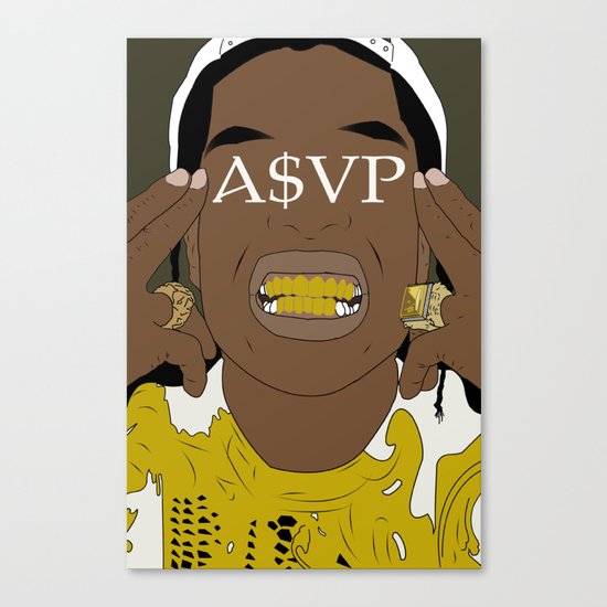 Asap Rocky Canvas Print By Ashakyetra Society6