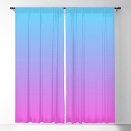 OMBRE BLUE PINK COLOR Blackout Curtain