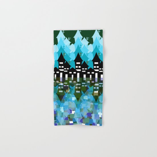 City at night Hand & Bath Towel