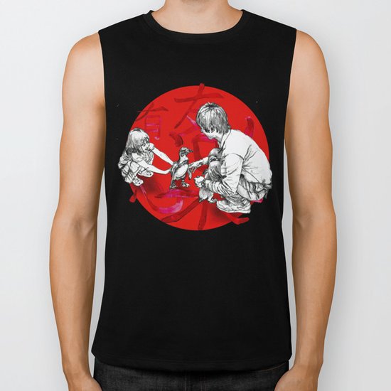 Japanese flag Biker Tank