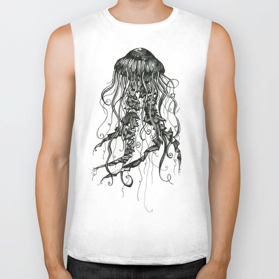 Jellyfish Biker Tank