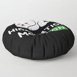 Hibernate Mode On With Polar Bear Floor Pillow