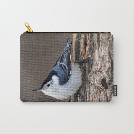 Upside Down Nuthatch Carry-All Pouch